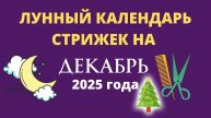 Лунный календарь стрижек на Декабрь 2025. Благоприятные дни для стрижки волос в ДЕКАБРЕ 2025