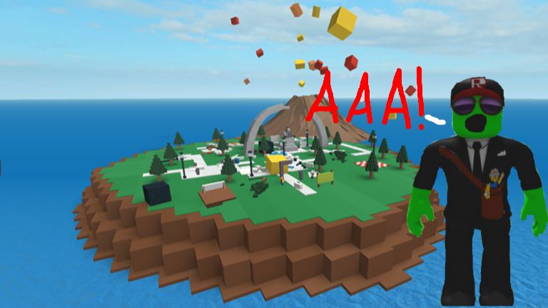 Играю в Выживи в стихийных бедствиях в роблокс