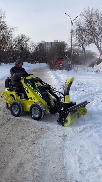 ЗАКИНЬ СНЕГ СОСЕДУ ЗА ЗАБОР С ПОМОЩЬЮ НАШЕГО СНЕГОРОТОРА МАКСТЕМ, #ТЕХНИКА #ОБОРУДОВАНИЕ #ЗИМА #SNOW