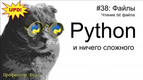 Файлы. Запись txt файла | Python для начинающих | Профессор код