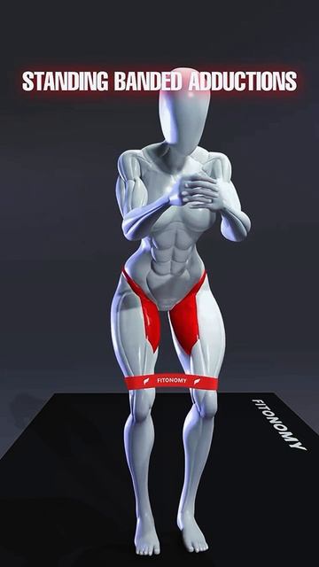 Упражнения для Внутренней Поверхности БЕДРА с Эспандером