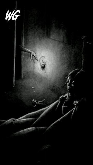 Он шепчет в темноте.