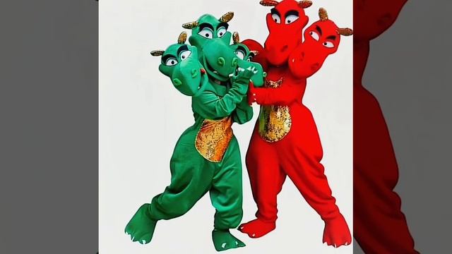 Ростовой костюм Змей Горыныч Трёхголовый