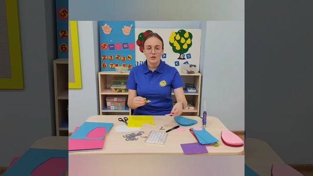 Мастер-класс по созданию "Математической ромашки", Детский сад №301