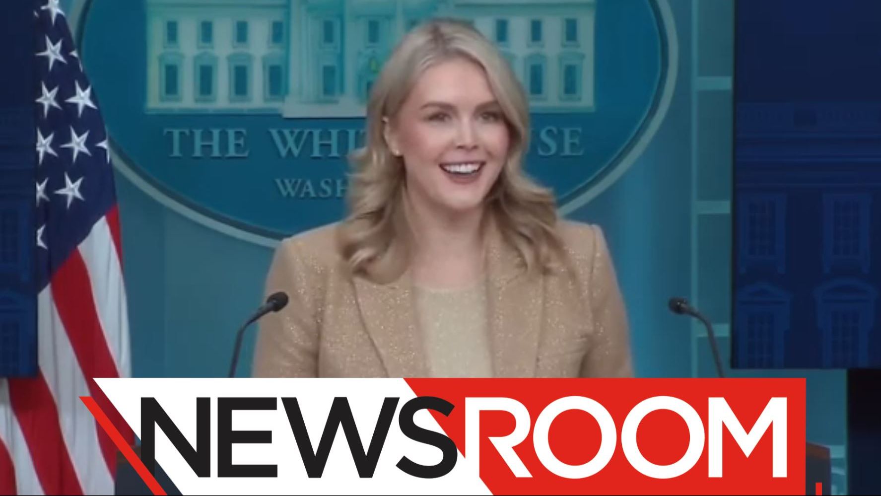 Пресс-секретарь Белого Дома Кэролайн Левитт. 1 декабря 2025 года.