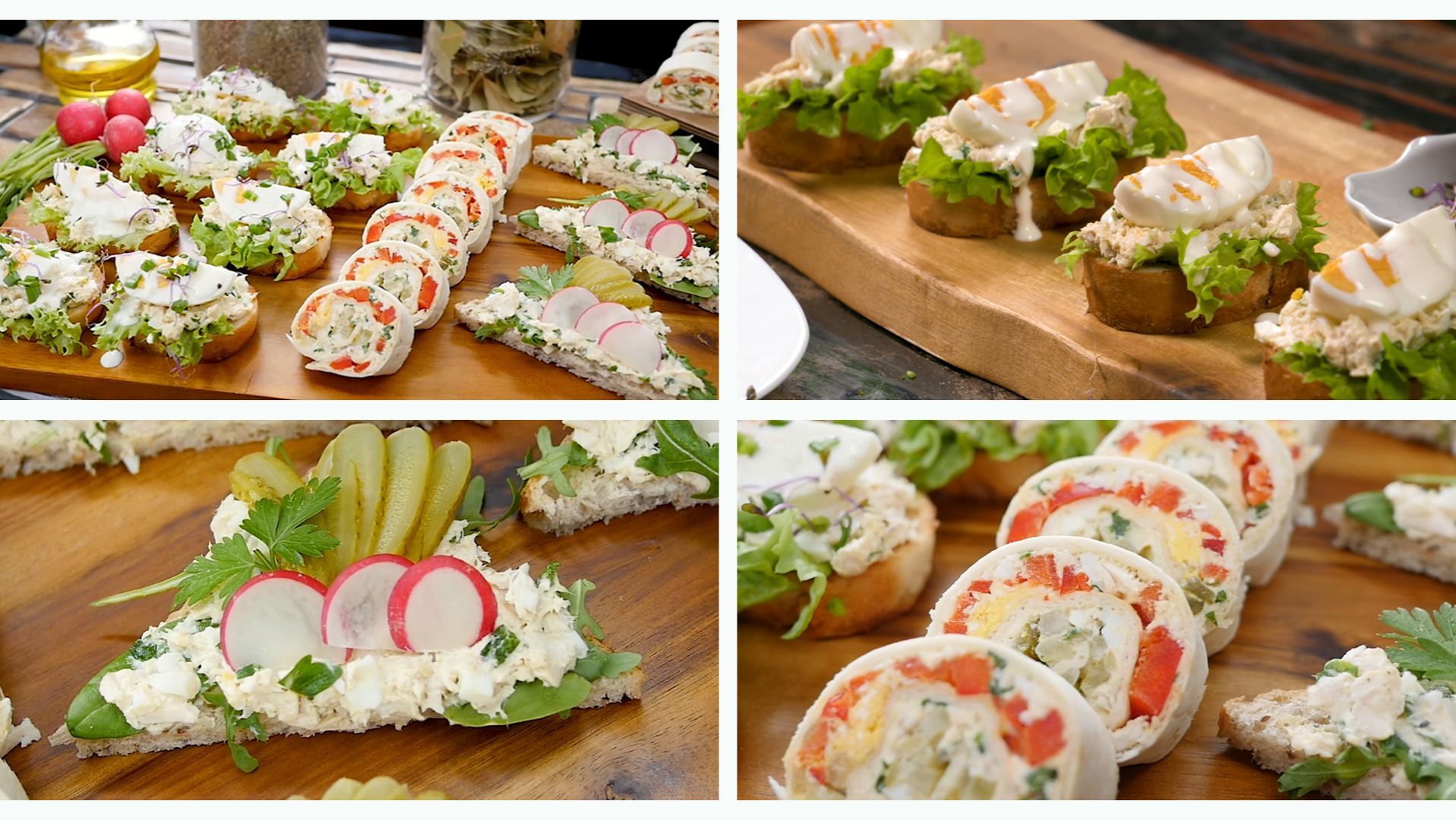 ЗАКУСКИ ЗА 5 МИНУТ НА ПРАЗДНИЧНЫЙ СТОЛ! Вкусные и Быстрые закусочные Бутерброды!