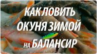 Ловля Окуня Зимой на самодельный Балансир