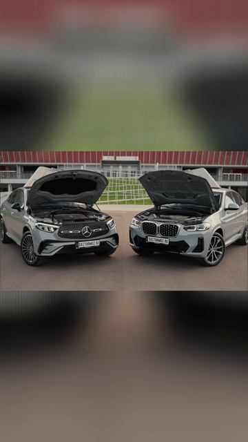 BMW против Mercedes: чей движок лучше? Полное видео уже на @gaztormoz #bmwx4 #mercedesglc #авто