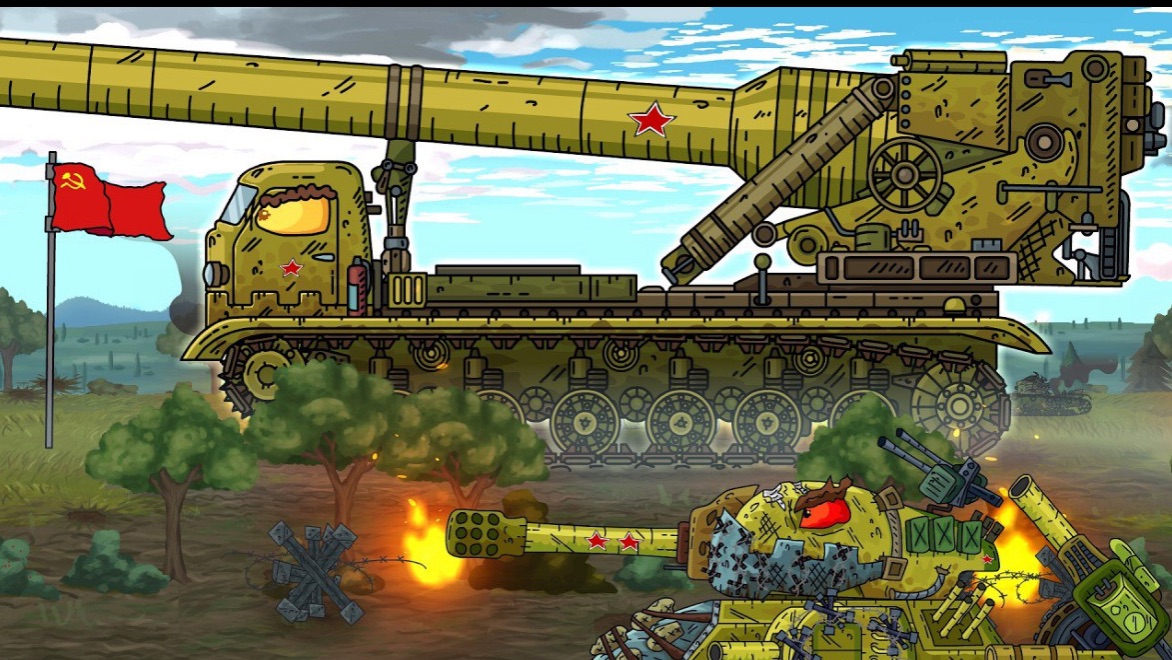 Этот Монстр-Грузовик с Огромным орудием! Ремонт Карла-44