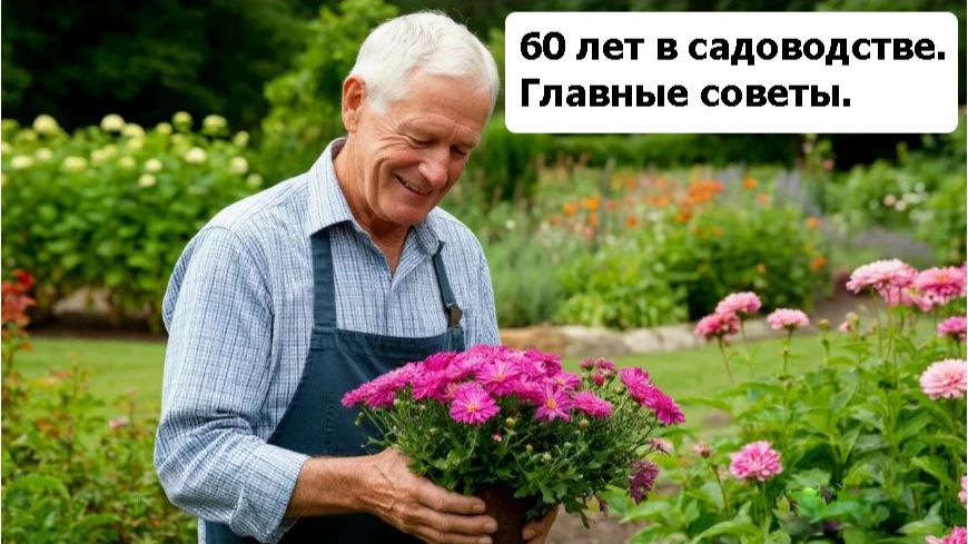 60 лет в садоводстве. Главные советы.