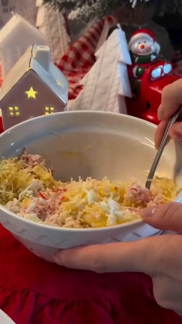 НОВОГОДНЯЯ ЗАКУСКА ДОЯ ПРАЗДНИЧНОГО СТОЛА 🎄❄️☃️ #рецепты #закуски #новыйгод #2026