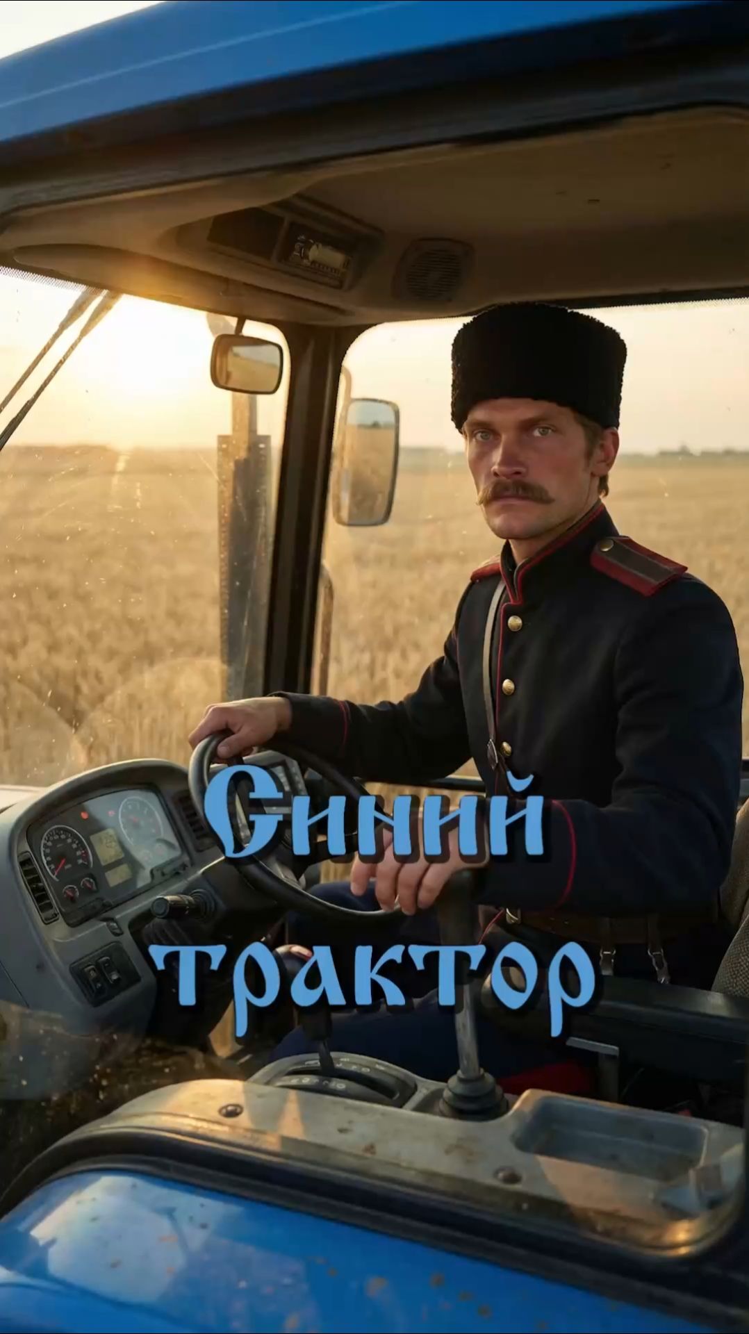 По полям синий трактор едет к нам / Новая версия песни