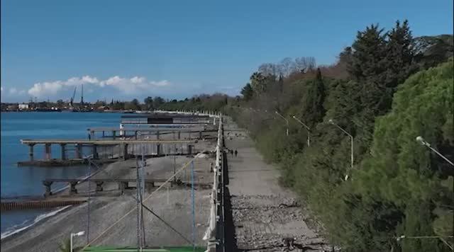 В Абхазии началась реконструкция исторической части набережной Сухума