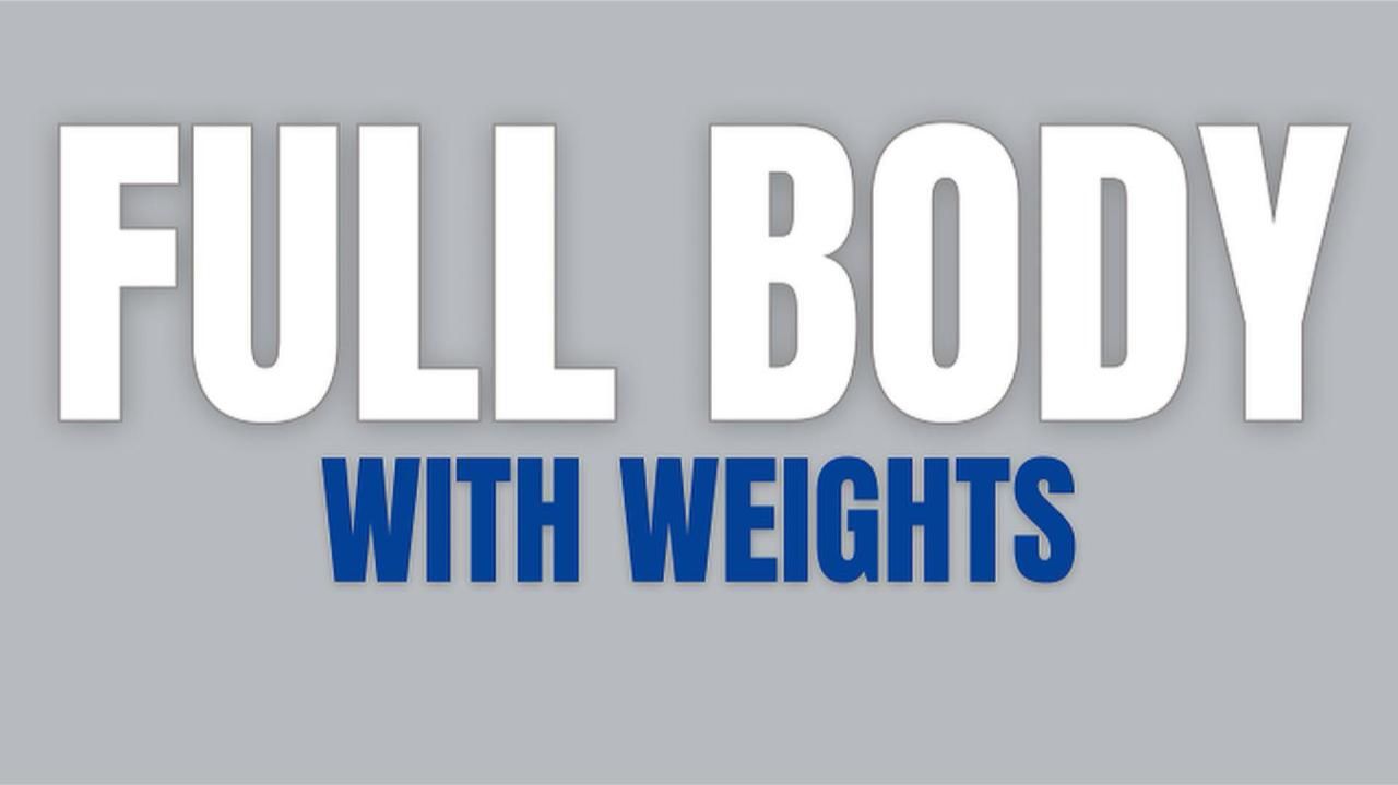 ТРЕНИРОВКА НА ВСЕ ТЕЛО С ВЕСОМ | КОМПЛЕКС №29