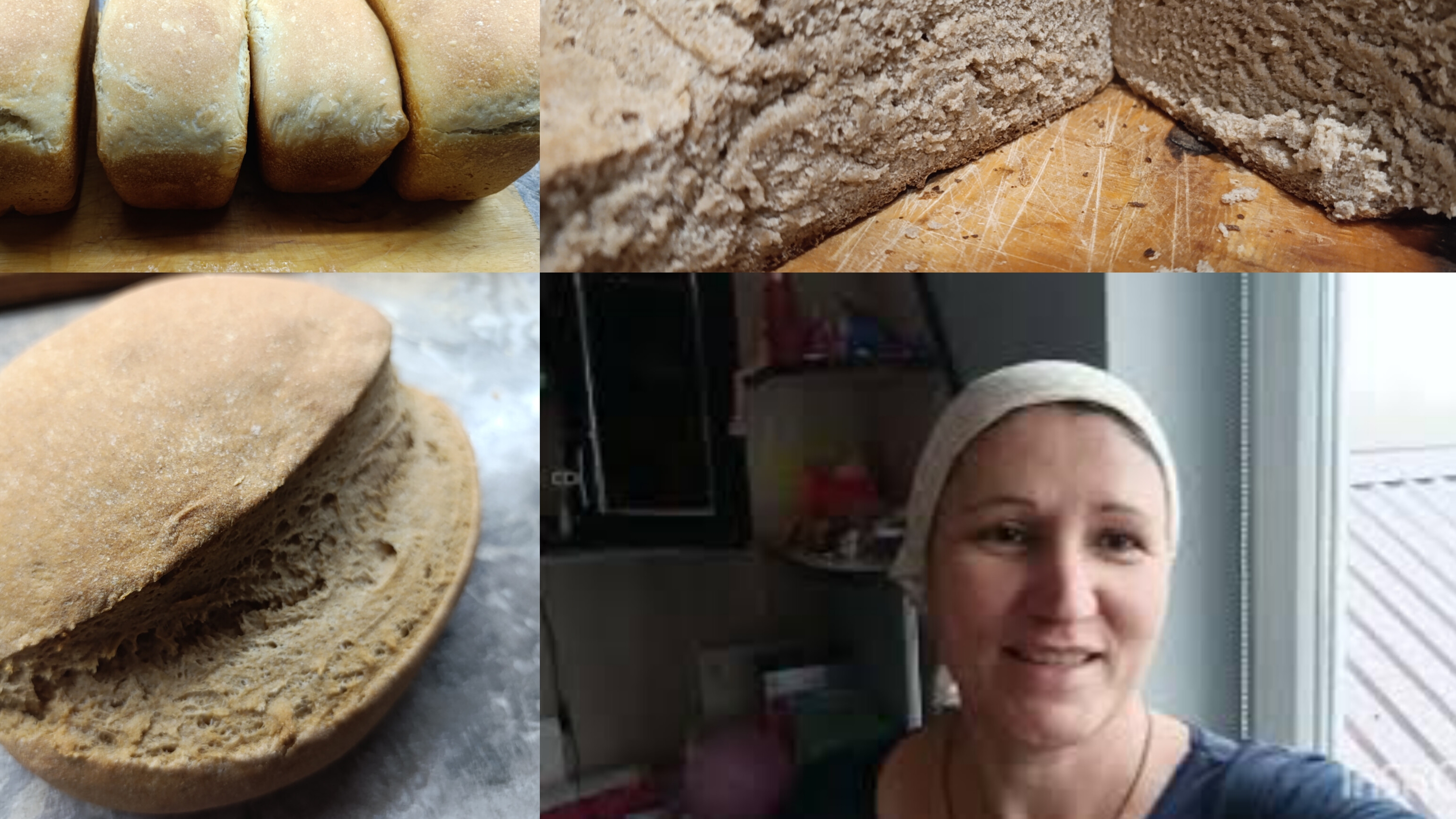 Сельские будни матушки.Такой хлеб пеку впервые 👍