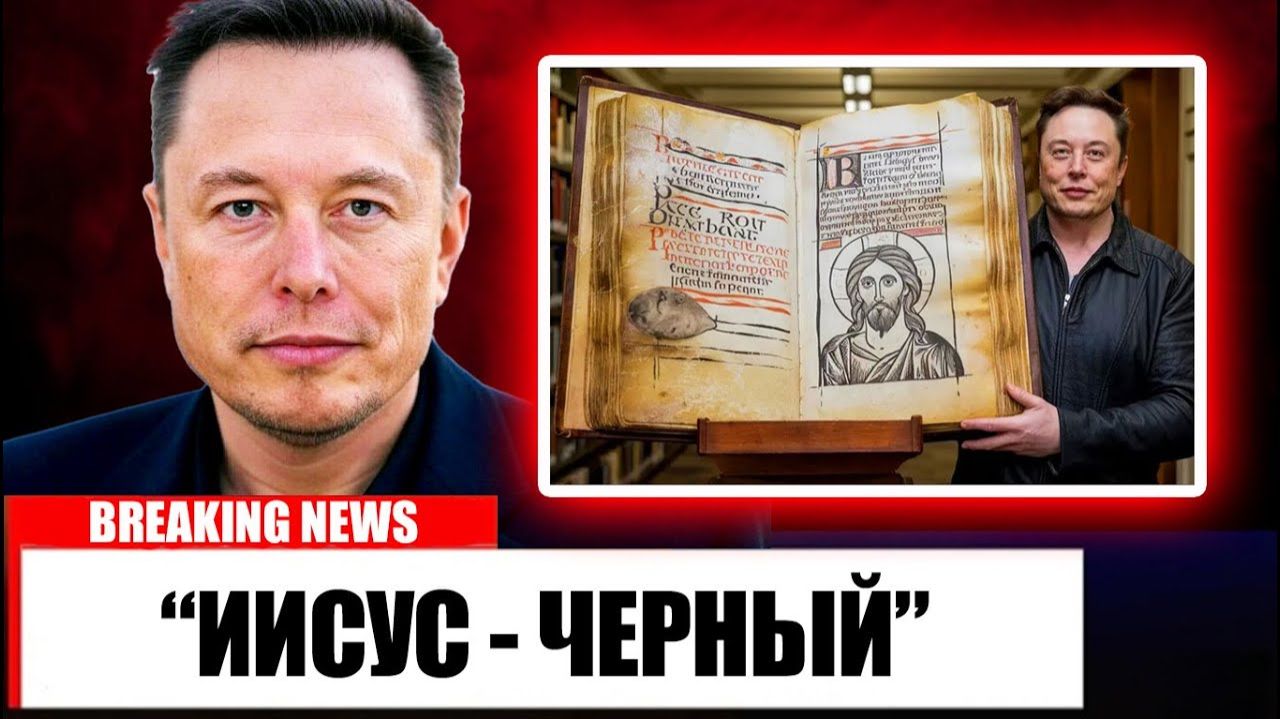 Илон Маск_ «Иисус ЧЕРНОКОЖИЙ, и у меня есть доказательства»