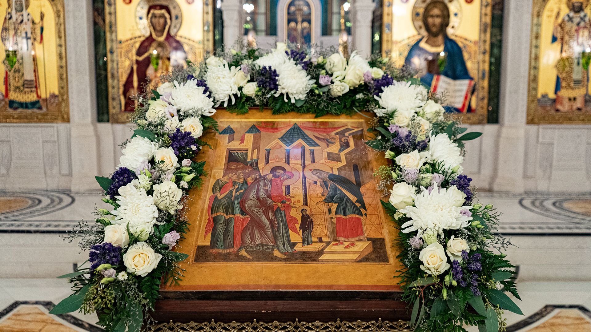 Литургия. Введение во храм Пресвятой Богородицы