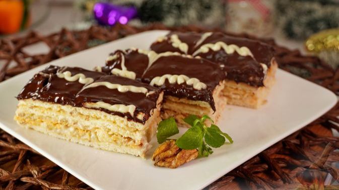 Готовим праздничное настроение. ПИРОЖНОЕ "ЛОМТИК МИКЛОША"