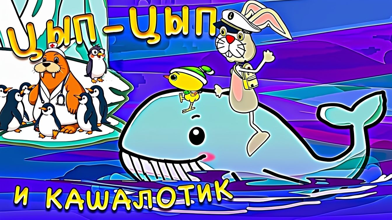 Цып Цып и его друг Кролик. Мультики для малышей. Большое путешествие