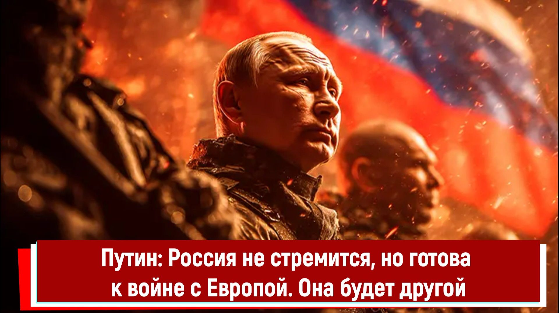 Путин: Россия не стремится, но готова к войне с Европой. Она будет другой