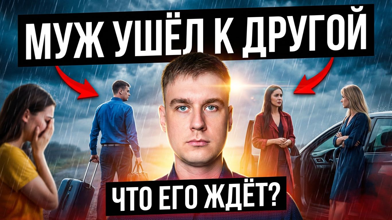 МУЖ УШЕЛ К ДРУГОЙ! Что его ждёт в его НОВЫХ ОТНОШЕНИЯХ?