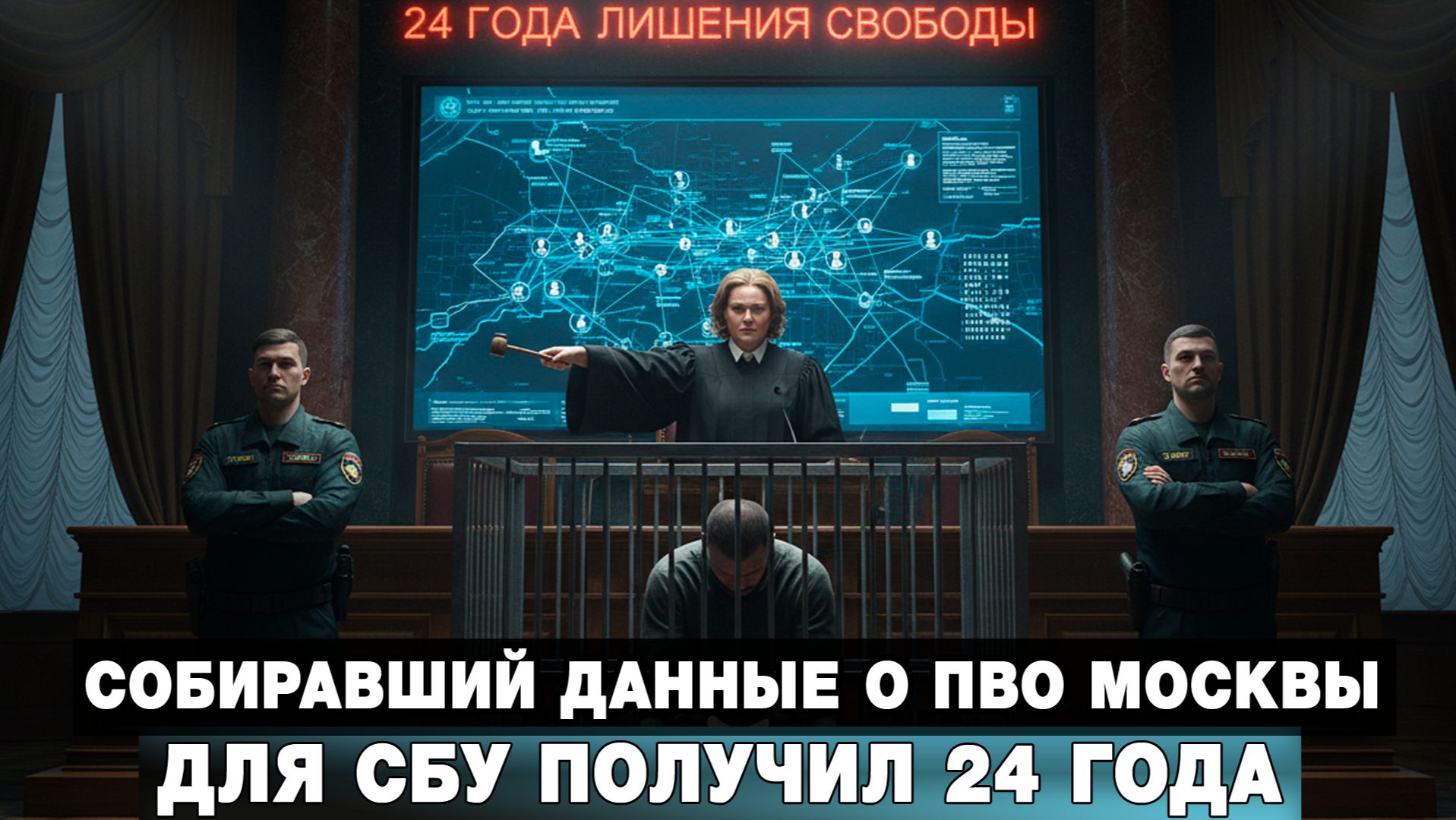 Собиравший данные о ПВО Москвы для СБУ получил 24 года
