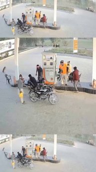 Повезло им с колесом грузовика?