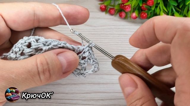 Узор крючком 69 #вязаниекрючком #узорыкрючком