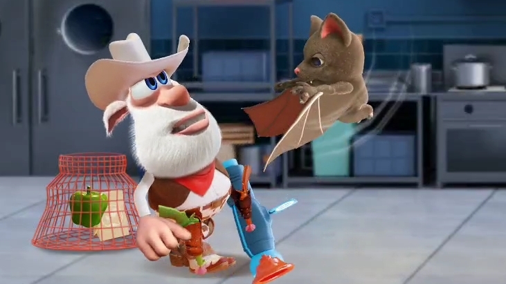 Буба повар. Готовка еды игра мультфильм Кухня игра, где ты научишься готовить еду и кормить людей!