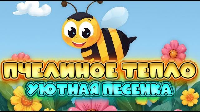 ПЧЕЛИНОЕ ТЕПЛО! КЛАССНАЯ ПЕСЕНКА ДЛЯ ДЕТЕЙ! РАЗВИВАЮЩАЯ МУЗЫКА ПРО ЦВЕТОЧКА ДЛЯ СЕМЬИ ЫЫЫЫЫЫЫ
