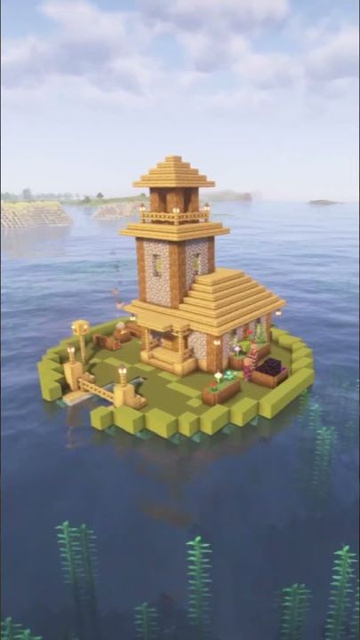 Майнкрафт ВОДНЫЕ ДЕРЕВНИ