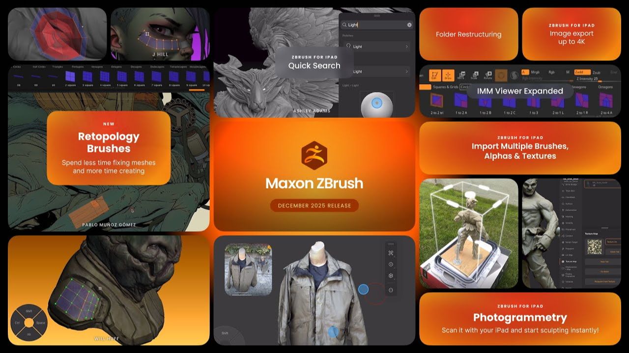 ZBrush 2026.1 вышел! 🎉 Что нового в самой мощной версии программы цифрового скульптинга?