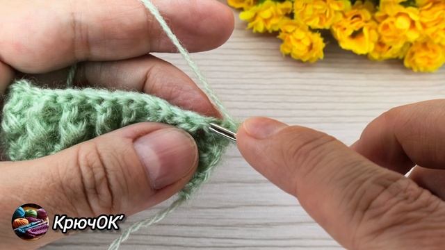 Узор крючком 70 #вязаниекрючком #узорыкрючком