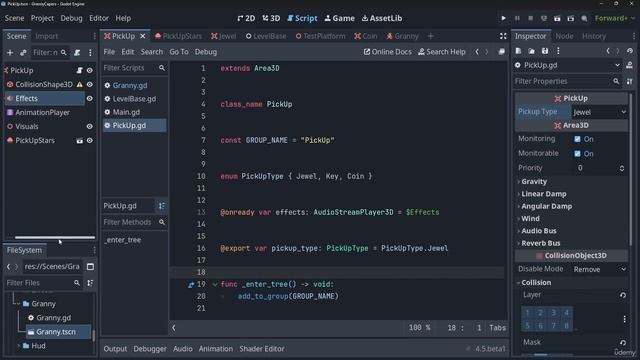 9 - Game 3 Platformer - Granny's Capers - Platformer Preview