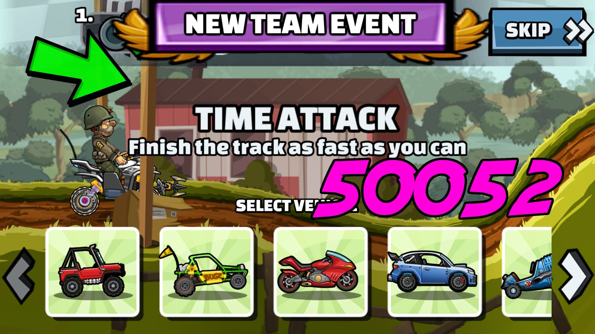 🔔❗ 50052 In NEW Team Event (For Those Who Climb After) - Hill Climb Racing 2