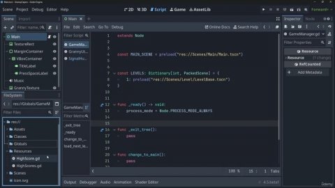 9 - Game 3 Platformer - Granny's Capers - 03 - Project Review - Optional
