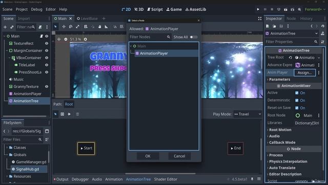 9 - Game 3 Platformer - Granny's Capers - 06 - Animation Tree