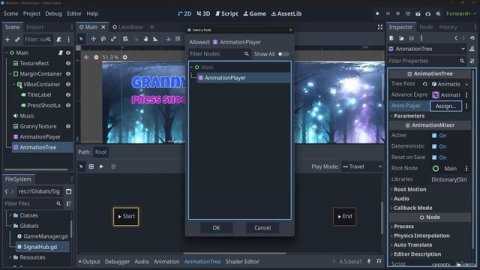 9 - Game 3 Platformer - Granny's Capers - 06 - Animation Tree