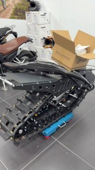 Сколько весит Сноубайк комплект NIBBI VANGUARD R-120