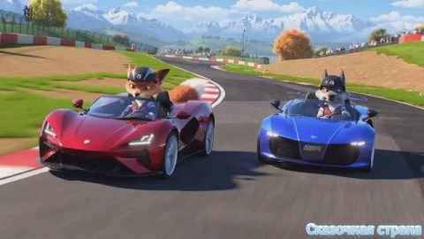 Зверята катаются на машинах🚗|Детские мультики| Мультики для детей😊