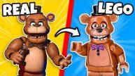 Лего Распаковка минифигурок из фильма LEGO FNAF...
