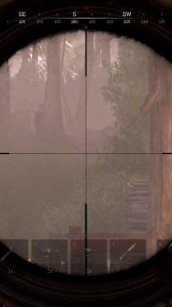 Hunt: Showdown.Примерно 160 метров. Дозвуковые патроны. Винтовка Мейнарда с глушителем.