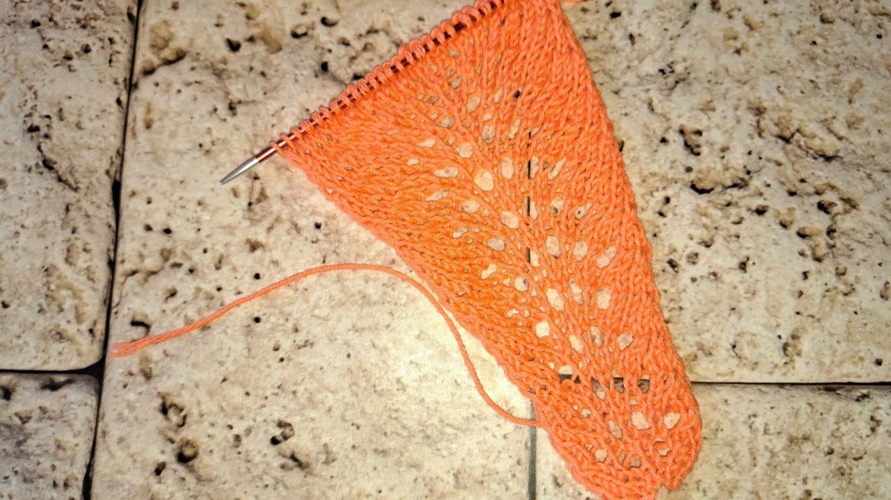 АРХИВ. Узор "Павлиний хвост". Как я расширяю схему и делаю расчёты для кокетки