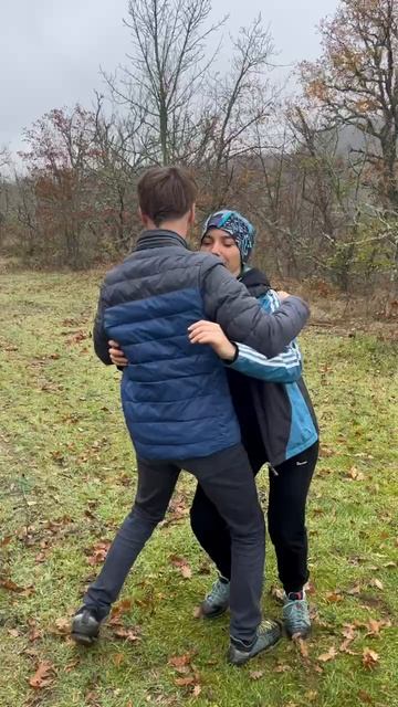 25.11.09 я и Рита_ поход около Краснокаменки_кизомба