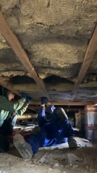 Installing Floor Insulation in Our 1968 House (Crawl Space DIY)