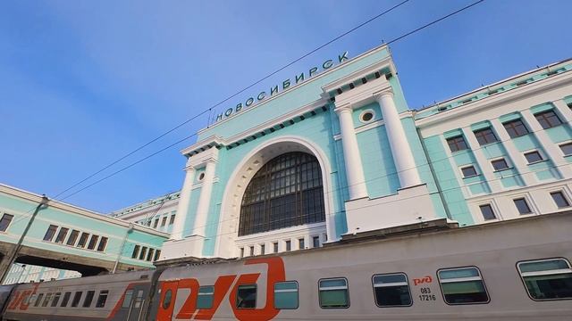 Mein Besuch am Hauptbahnhof Novosibirsk bei -27 Grad. Personenzüge nach Almaty und Tyumen. Sibirien
