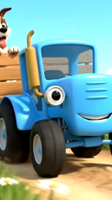 Синий Трактор По полям + Учим Цвета + Как говорят животные + Песенки для малышей
