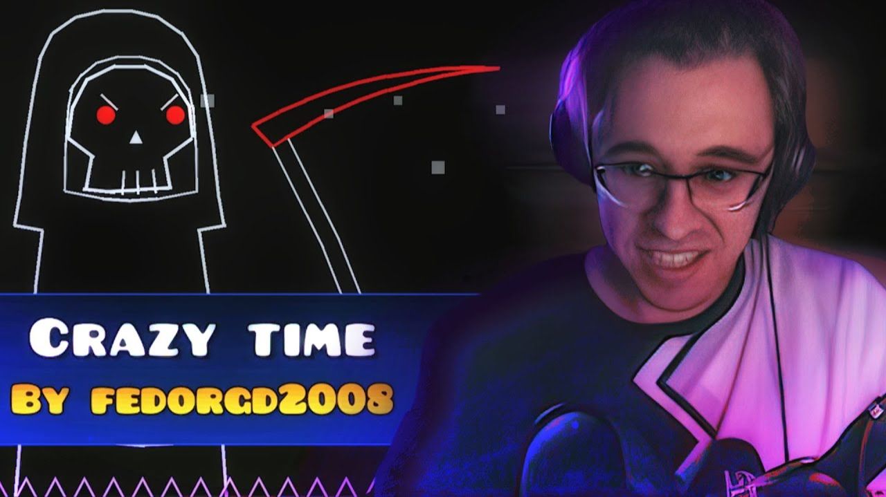 КРЕЙЗИ ТАЙМ - ШЕДЕВР ТИКТОКА И YOU'VE BEEN TROLLED в Geometry Dash