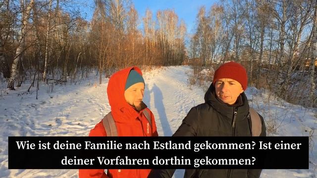 Mein Freund Roma erzählt kurz über seine Auswanderung aus Tallinn (Estland) nach Nowosibirsk