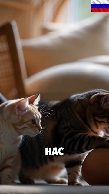 Коты мяукают только с людьми  Ai Chatgpt Facts Cat Shorts  Motivation Universe Science